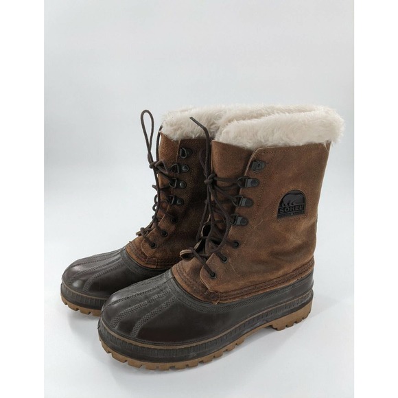 Vtg Kaufman SOREL Steel Shank Buffalo Insulated Snow Boots Men\'s Size 7 main image 4